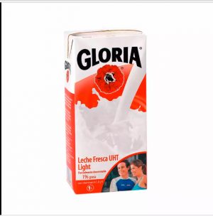 Leche Gloria Light UHT   X 1 Litro