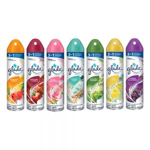 Ambientador Glade varios aromas 360 ml x UND