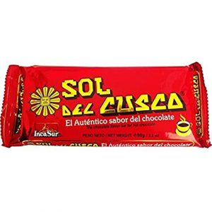 Chocolate de taza sol del cusco x 90g