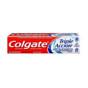 Colgate Crema Dental Triple Accion Extra Blancura x 45 ml