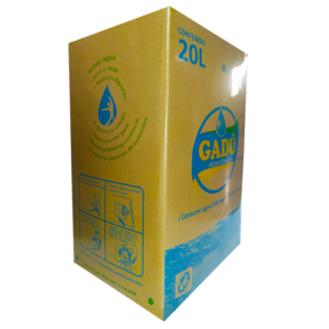 Caja de agua de mesa Gadu 20 lt ecologico reciclable